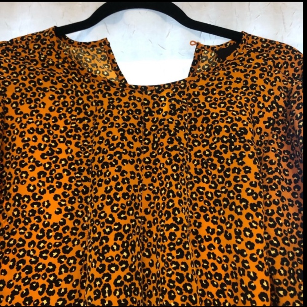 Leopard Print Shift Dress